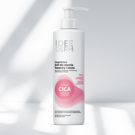 Łagodzący żel do mycia twarzy i oczu